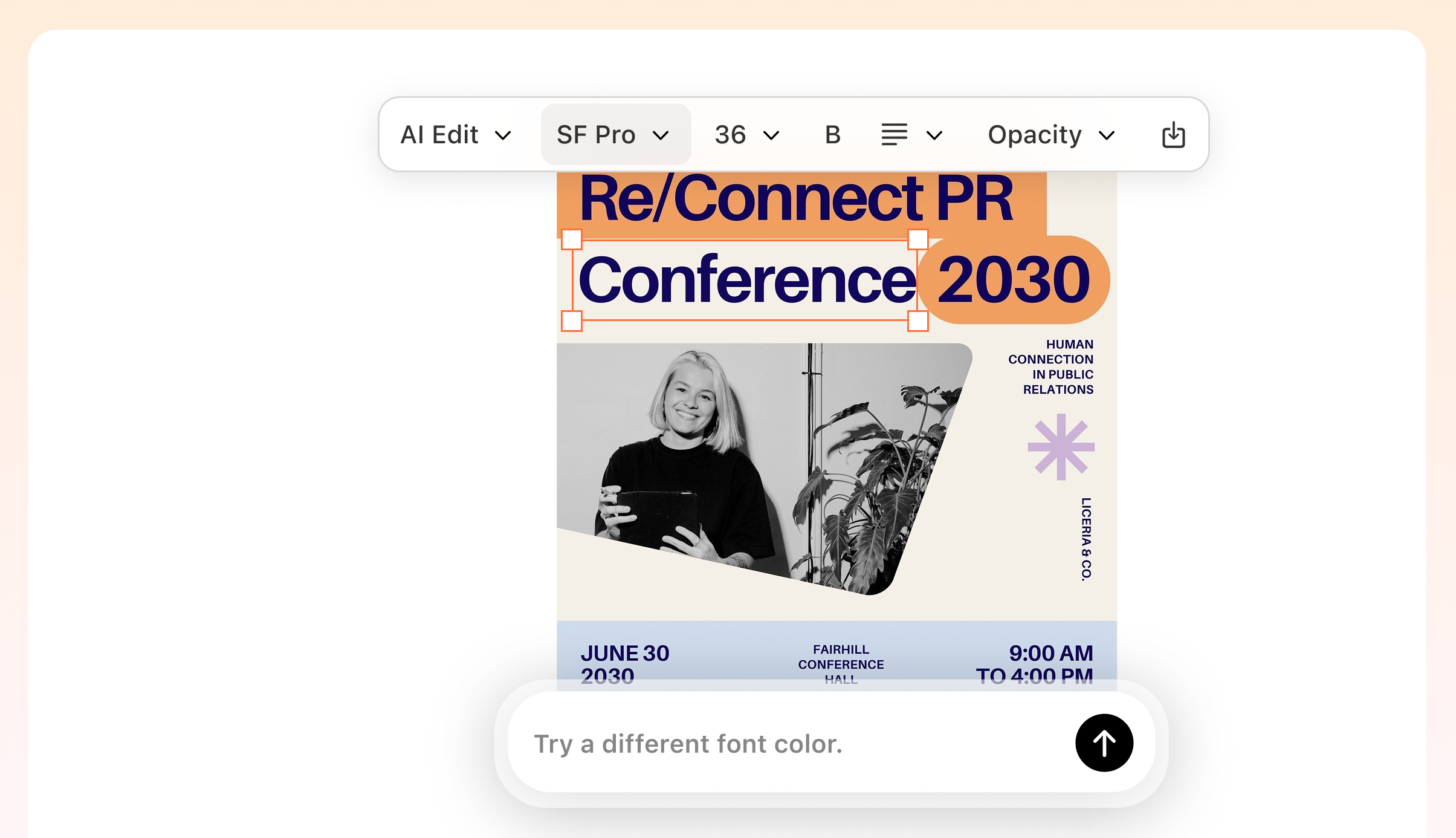 Fully Editable Layouts